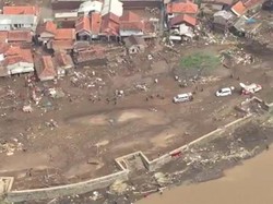 Begini Pantauan Helikopter Banjir Bandang Garut dari Hulu ke Hilir
