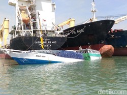 KLM Berkat Mulia Tenggelam Tabrak Bangkai Kapal, Seluruh Awak Selamat