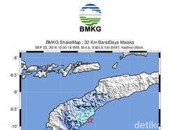 Bumi Bergoyang di Pesisir Selatan Pulau Timor, Warga Berhamburan Keluar Rumah