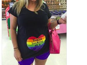 Makna Gambar Pelangi Berbentuk Hati yang Bikin Foto Ibu Hamil Ini Jadi Viral