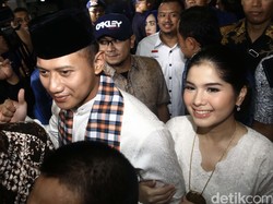Senyum Annisa Pohan Saat Agus Yudhoyono Daftar Jadi Cagub DKI
