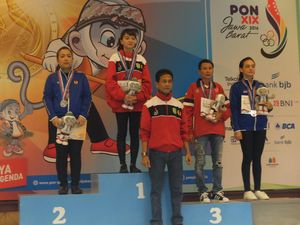 Main Sabar, Kunci Sukses Silviana Tumbangkan Atlet Unggulan Jabar di Meja Biliar