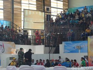 Pengamanan Pertandingan Cabang Gulat Diperketat Pengamanan Pertandingan Cabang Gulat Diperketat