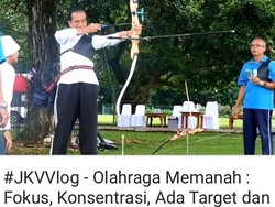 Saat Jokowi Bikin Vlog: Tanding Panahan Lawan Kaesang dan Menang 34-0