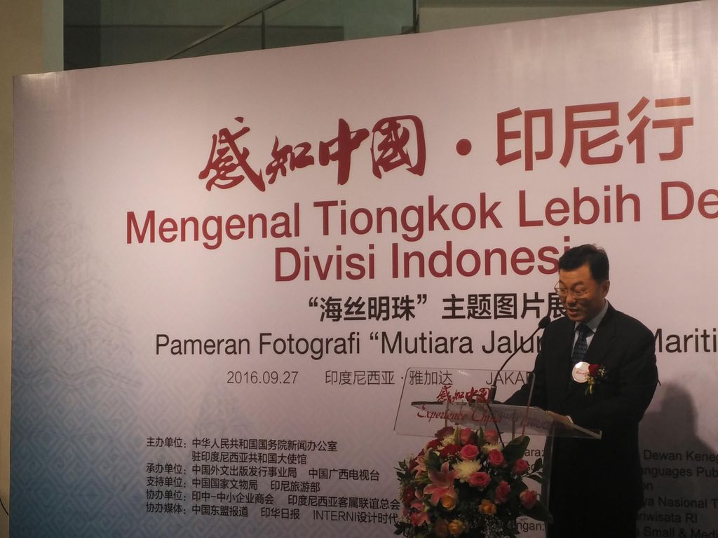 Kedubes Tiongkok Gelar Pameran Foto Mutiara Jalur Sutra Maritim di Jakarta
