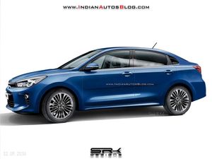 Beginikah Bentuk KIA Rio Sedan?