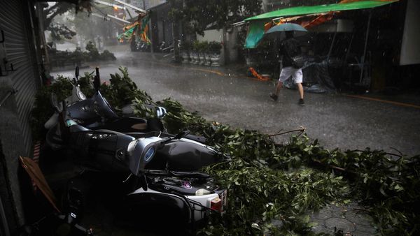 Begini Dampak Kerusakan Topan di Taiwan