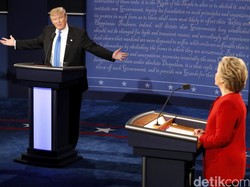 Video Trump yang Pilek Saat Debat Capres AS Jadi Viral di Medsos