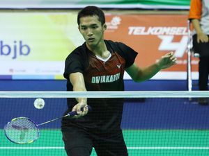 Kalahkan Wisnu Yuli, Jonatan Sumbangkan Emas Ketiga untuk Bulutangkis DKI