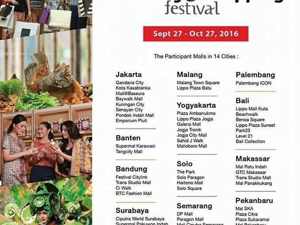 Festival Kuliner dan Belanja digelar dalam World Tourism Day