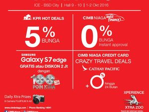 CIMB Niaga Persembahkan KPR Bunga 5% di Pameran XTRA XPO