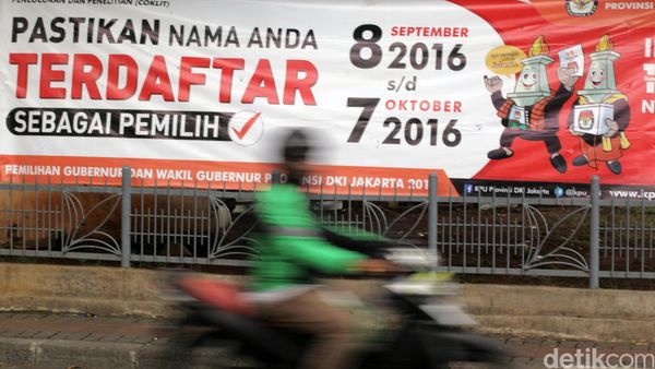 Begini Penampakan Spanduk Pilkada DKI Jakarta