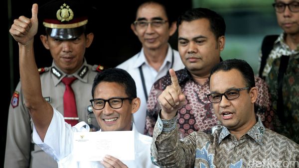 Anies-Sandiaga Lapor Kekayaan ke KPK