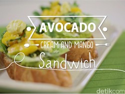 Masak Apa: Avocado Cream and Mango Sandwich