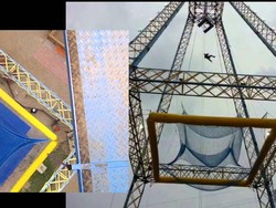 Coba Bayangkan, Uji Adrenalin Terjun Bebas dari Lantai 16 di Amerika