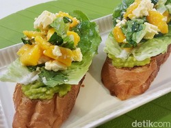 Resep Sandwich: Avocado Cream & Mango Sandwich