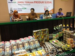 144.480 Obat dan Makanan Ilegal Diamankan BBPOM Selama September