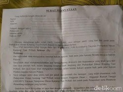 Beredar Surat Pernyataan Penerimaan Hibah Untuk Pengikut Dimas Kanjeng