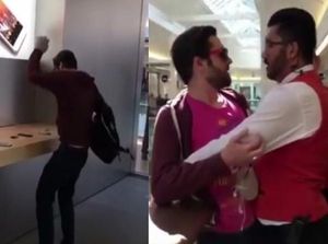 Ngamuk di Apple Store, Pria Ini Rusak iPhone & Mac