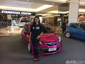 Honda Brio Pink, Ladies Banget