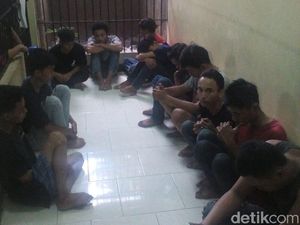 Polsek Kebon Jeruk Razia Preman, Paling Muda Usia 15 Tahun
