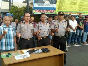Razia di Depok, Polisi Tangkap Preman Proyek Hingga Maling Kabel Optik