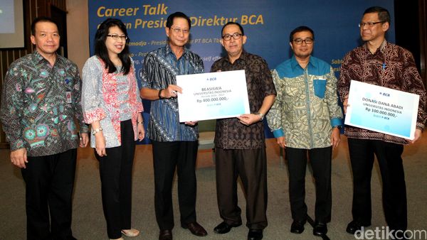 BCA Berikan Beasiswa di UI