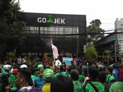 Demo Besar-besaran Go-Jek, Jalan di Kemang Dialihkan