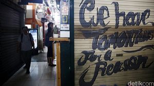 Pasar Santa Mulai Kehilangan Pamornya