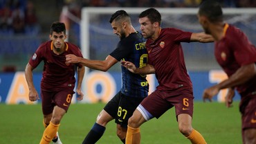 Padatnya Pertahanan Roma Sulitkan Inter Cetak Gol Padatnya Pertahanan Roma Sulitkan Inter Cetak Gol