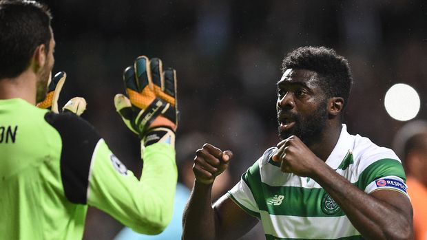 Kolo Toure pernah memperkuat klub Skotlandia, Celtic FC, usai berkarier di Liverpool. (AFP PHOTO / OLI SCARFF)