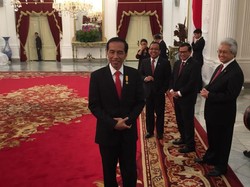 Presiden Jokowi Terima 18 Duta Besar di Istana Merdeka