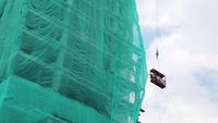 Persiapan Perobohan Gedung 17 Lantai di Bintaro