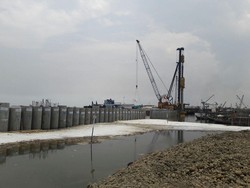 Tanggul Laut di Cilincing Rp 405 M Juga Akan Dilengkapi Jogging Track