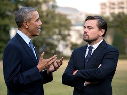 Bertemu Obama di Gedung Putih, Leonardo DiCaprio Bicara Perubahan Iklim
