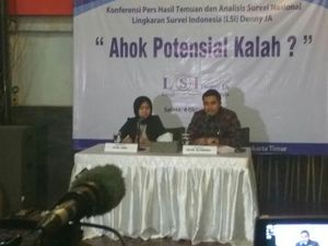 LSI Denny JA: Elektabilitas Ahok Merosot, Pilgub DKI Hampir Pasti 2 Putaran