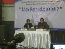 LSI Denny JA: Elektabilitas Ahok Merosot, Pilgub DKI Hampir Pasti 2 Putaran
