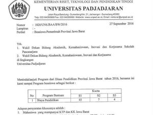 Disdik Jabar Apresiasi Syarat Program Beasiswa yang Ditetapkan Unpad Disdik Jabar Apresiasi Syarat Program Beasiswa yang Ditetapkan Unpad