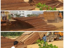 Pembalakan Liar di Cagar Biosfer di Siak Kecil Riau, 70 Kubik Kayu Diamankan