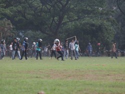 2 Kelompok Mahasiswa UIN Alauddin Gowa Tawuran, Polisi Terkena Lemparan Batu