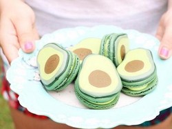 Wah, Cantiknya Macaron Bentuk Alpukat dan Semangka Ini!
