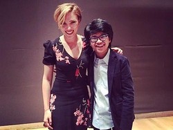 Wiih! Joey Alexander Foto Bareng Scarlett Johansson