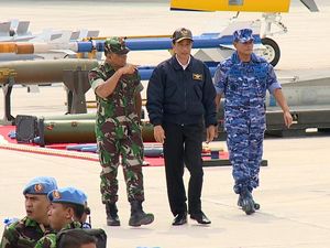 Saksikan Latihan TNI AU di Natuna, Jokowi Jajal Kokpit Sukhoi SU-30