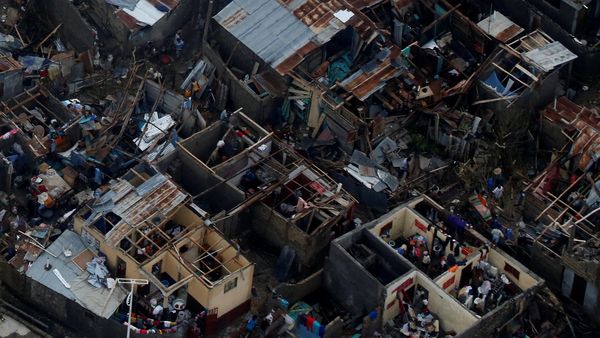 Kerusakan Akibat Badai Matthew di Haiti
