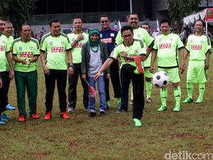 Pertandingan Sepakbola Meriahkan HUT Fraksi PKB