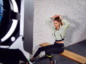 Cara Unik Gigi Hadid Agar Tidak Lupa Olahraga