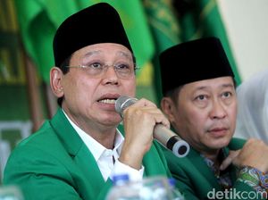 Menang di PTUN, Djan Faridz Sambangi Menkum HAM Menang di PTUN, Djan Faridz Sambangi Menkum HAM