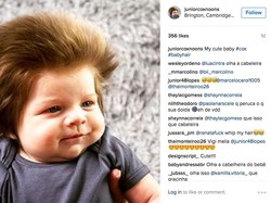 Foto Bayi Berambut Lebat Ini Jadi Viral, Kira-kira Berapa Usianya?