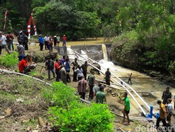 Melihat Sentuhan TNI Alirkan Air ke Perbukitan dan Sawah Tandus di Wonogiri