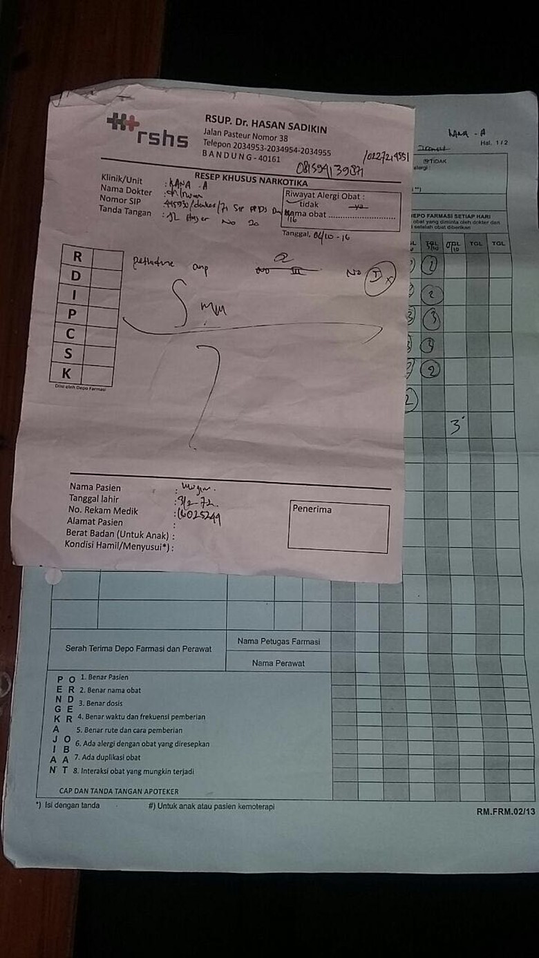 rshs bandung akan beri sanksi oknum perawat yang palsukan rshs bandung akan beri sanksi oknum perawat yang palsukan